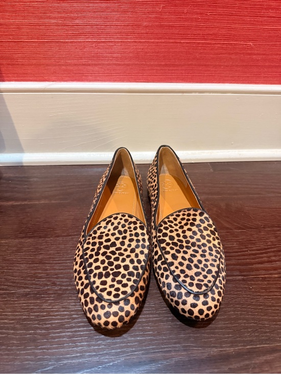 Tory Burch Shoes - NEVER WORN Tory Burch Leopard Calf-Hair Loafers in Tan and Black